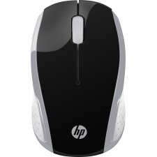 HP 200 - muis - 2.4 GHz - zilver