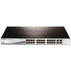 D-Link DGS-1210-28P Gestionado L2 Gigabit Ethernet (10/100/1000) Energía sobre Ethernet (PoE) 1U