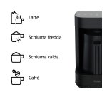 Haier Multi Beverage I-Master Serie 5 Nero, Salvaspazio 3 in 1, 6 programmi automatici