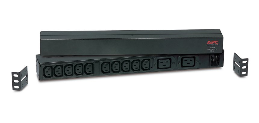 APC RACK PDU BASIC 1 U 16A 230V unità di distribuzione dell'energia (PDU) 12 presa(e) AC 0U/1U Nero
