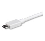StarTech.com Câble adaptateur USB C vers DisplayPort de 1 m - 4K 60 Hz - Blanc