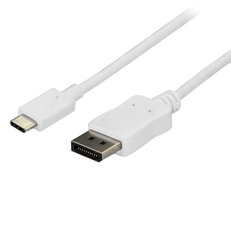 Cable de 1,8m USB-C a DisplayPort - 4K 60Hz - Blanco