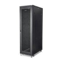 StarTech.com Rack Serveur 42U à 4 Montants, Rack de Données 19" pour le Montage d'Équipements Audiovisuels/IT et d'Ordinateur, Armoire Serveur à Roulettes, Stockage Réseau Industriel de Grande Taille