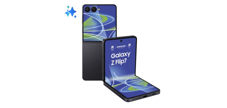 Samsung Galaxy Z Flip7 17.3 cm (6.8") 5G 12 GB 512 GB 4300 mAh Black