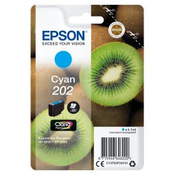 Epson Kiwi Singlepack Cyan 202 Claria Premium Ink