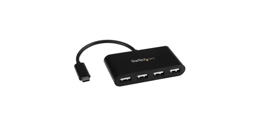 StarTech.com Hub USB-C 4 ports - Mini-hub - USB-C vers 4x USB-A - USB 2.0