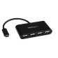 StarTech.com 4 Port USB-C Hub - Mini Hub - USB C auf 4x USB-A - USB 2.0