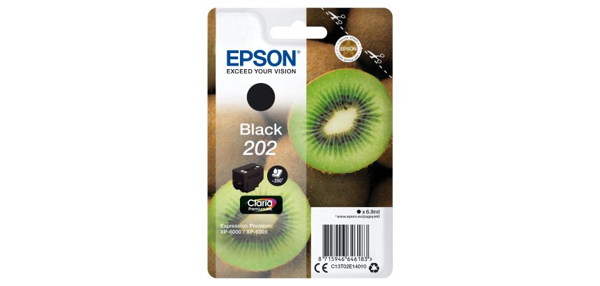 Epson Kiwi Singlepack Black 202 Claria Premium Ink