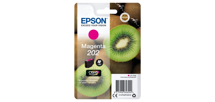 Epson Kiwi Singlepack Magenta 202 Claria Premium Ink