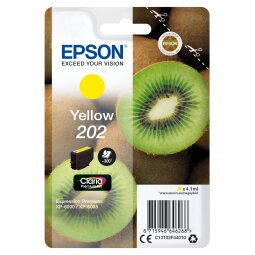 Epson Kiwi Singlepack Yellow 202 Claria Premium Ink