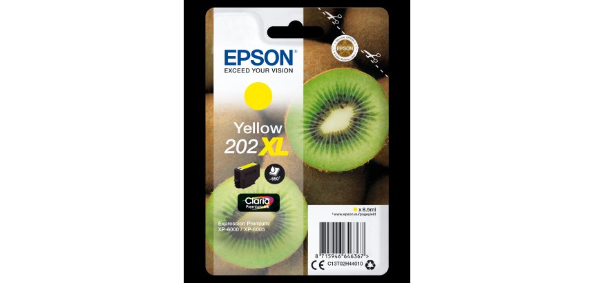 Epson Kiwi Singlepack Yellow 202XL Claria Premium Ink