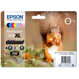 Epson 378XL Pack 6 cartouches couleurs pour imprimante jet d'encre