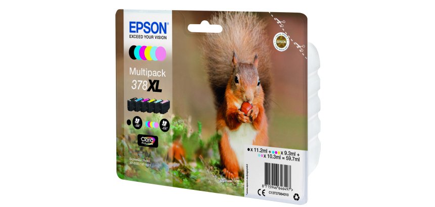 Epson 378XL Pack 6 cartouches couleurs pour imprimante jet d'encre