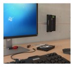 StarTech.com 7-Port USB 3.0 Hub (5Gbps) - Metal Industrial USB-A Hub with ESD Protection & 350W Surge Protection - Din Rail, Wall or Desk Mountable - TAA Compliant USB Expander Hub