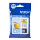 Cartridge Brother LC3211 separate colors high capacity for inkjet printer