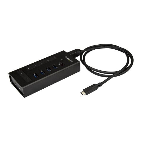 StarTech.com 7 Port USB C Hub - USB Type-C to 2x USB-C/5x USB-A - Commercial Metal USB 3.0 Hub - SuperSpeed 5Gbps USB 3.1/3.2 Gen 1 - Self Powered - BC 1.2 Fast Charge - Mountable/Rugged