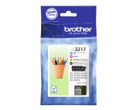 Brother LC-3217VAL cartouche d'encre 4 pièce(s) Original Noir, Cyan, Magenta, Jaune