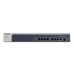 NETGEAR XS508M No administrado 10G Ethernet (100/1000/10000) Gris, Plata