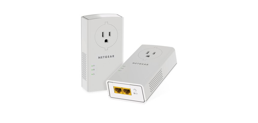 NETGEAR PLP2000-100FRS Adaptateur réseau CPL 2000 Mbit/s Ethernet/LAN Blanc 2 pièce(s)
