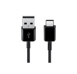 Pack de 2 Cables USB Samsung EP-DG930 de 1,5 m, USB a USB C, color negro