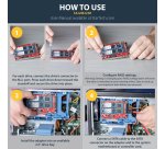 StarTech.com M.2 to SATA Adapter for M.2 SATA SSDs, Dual Slot M2 Drive Host Adapter/Converter with RAID Support, 2.5-Inch Drive Form Factor, TAA