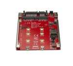 StarTech.com M.2 to SATA Adapter for M.2 SATA SSDs, Dual Slot M2 Drive Host Adapter/Converter with RAID Support, 2.5-Inch Drive Form Factor, TAA