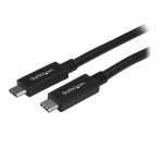 StarTech.com Câble USB-C de 50cm, USB 10Gbps, 60W (3A) Power Delivery, 8K 60Hz/4K 144Hz DP Alt Mode - Compatible Thunderbolt