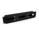 StarTech.com Goulotte Horizontale de Gestion des Câbles pour Rack de Serveur 2U avec Couvercle - Panneau de Chemin de Câbles pour Rack de Réseau 19" - Goulotte à Fentes pour Câbles