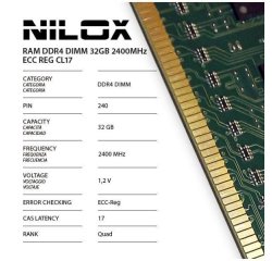 Nilox NXR322400M1C17 memory module 32 GB 1 x 32 GB DDR4 ECC