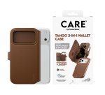 PanzerGlass CARE™ by ® Tango 2-in-1 Wallet Case Brown w. MagSafe iPhone 2026 Pro Max | 17 Pro Max mobiele telefoon behuizingen Hoes Transparant