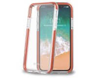 Celly HEXAGON900OR mobile phone case 14.7 cm (5.8") Shell case Orange, Transparent