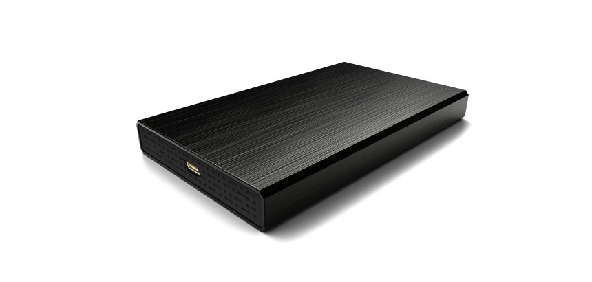 CoolBox CAJA/CARCASA HDD/SSD 2.5" SLIMCHASE SCA2523C USB-C 3.2 GEN1 ALUMINIO NEGRO