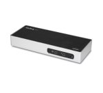 StarTech.com Station d'Accueil USB 3.0 à Double Écran - Dock Universel Type-A pour PC/Ordinateur Portable avec HDMI et DVI/VGA - Hub USB 3.1 Gen 1 5Gbps à 6 Ports, Gbe, Audio - Windows & Mac