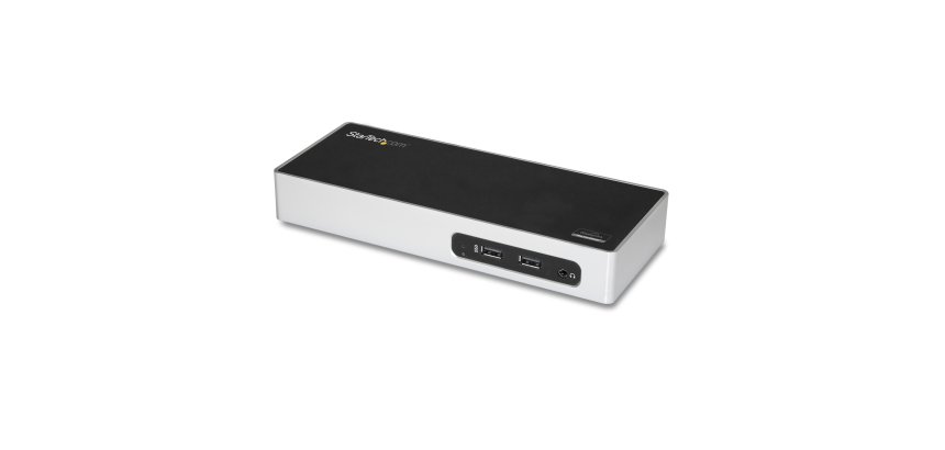 StarTech.com Station d'Accueil USB 3.0 à Double Écran - Dock Universel Type-A pour PC/Ordinateur Portable avec HDMI et DVI/VGA - Hub USB 3.1 Gen 1 5Gbps à 6 Ports, Gbe, Audio - Windows & Mac