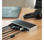 StarTech.com Station d'Accueil USB 3.0 à Double Écran - Dock Universel Type-A pour PC/Ordinateur Portable avec HDMI et DVI/VGA - Hub USB 3.1 Gen 1 5Gbps à 6 Ports, Gbe, Audio - Windows & Mac