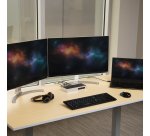 StarTech.com Station d'Accueil USB 3.0 à Double Écran - Dock Universel Type-A pour PC/Ordinateur Portable avec HDMI et DVI/VGA - Hub USB 3.1 Gen 1 5Gbps à 6 Ports, Gbe, Audio - Windows & Mac