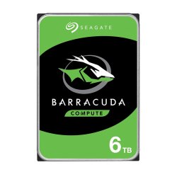 Seagate Barracuda 6TB disque dur 6 To 5400 tr/min 256 Mo 3.5" Série ATA III