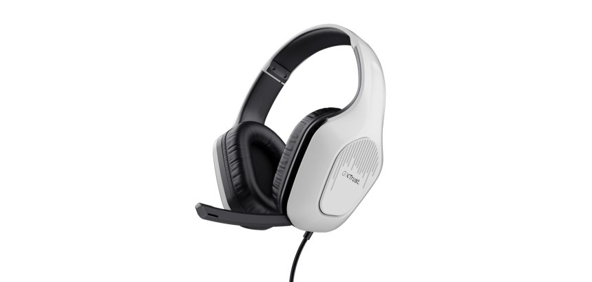 Trust GXT 415PS ZIROX Casque Avec fil Arceau Gaming Noir, Blanc