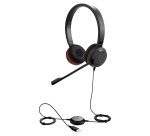 Jabra Evolve 20 Casque Avec fil Arceau Bureau/Centre d'appels USB Type-A Noir