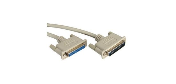 Nilox NX090303102 serial cable White 9 m DB-25