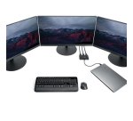 StarTech.com Adattatore USB-C HDMI a 3 porte - Hub MST da USB Tipo-C a HDMI - Per Doppio monitor 4K30Hz o triplo 1080p, Cavo integrato 30cm; Solo Windows Sostituito da MST14CD123HD