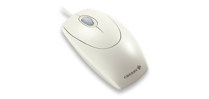 CHERRY WHEELMOUSE OPTICAL Souris filaire, gris clair, PS2/USB