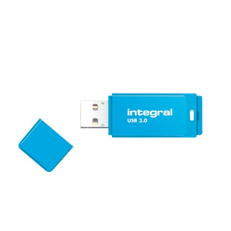 Clé USB 3.0 Neon 32Go Bleue INFD32GBNEONB3.0