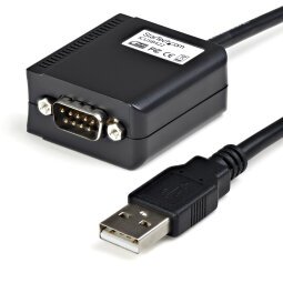 Cable 1,8m USB a Puerto Serie Serial RS422 y 485 DB9 con Retención Puerto COM