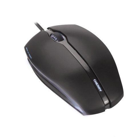 CHERRY Gentix Illuminated ratón Oficina Ambidextro USB tipo A Óptico 1000 DPI
