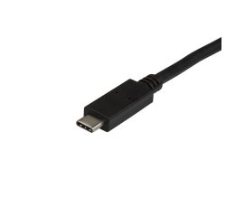 StarTech.com 50cm USB-A naar USB-C Laadkabel, USB 10Gbps, Charge & Sync, 3A - Zwarte USB Oplaadkabel