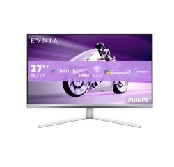 Philips Evnia 8000 27M2N8500/00 écran plat de PC 67,3 cm (26.5") 2560 x 1440 pixels Quad HD QD-OLED Blanc