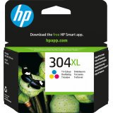 HP 304XL Cartouche couleurs haute cpour imprimante jet d'encre