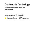 HP 131A - jaune - original - LaserJet - cartouche de toner (CF212A)