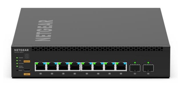 NETGEAR MSM4310 Géré L3 2.5G Ethernet (100/1000/2500) Connexion Ethernet, supportant l'alimentation via ce port (PoE) 1U Noir
